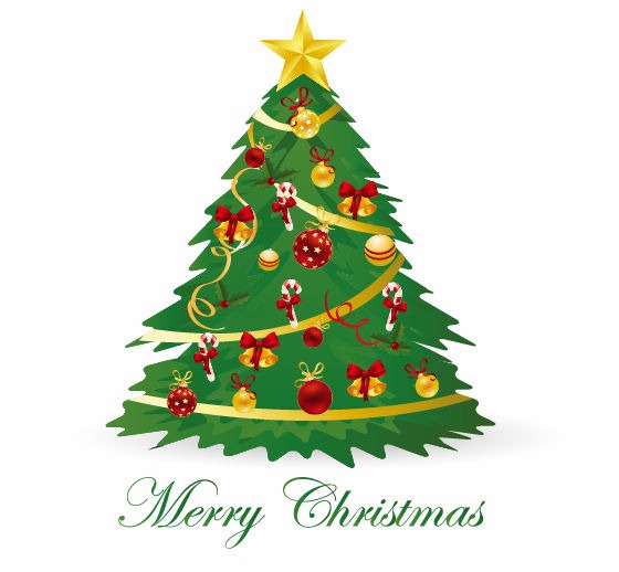 Christmas Tree Vector Illustration 3 Free Vector Graphics All Free Web Resources For Designer Web Design Hot