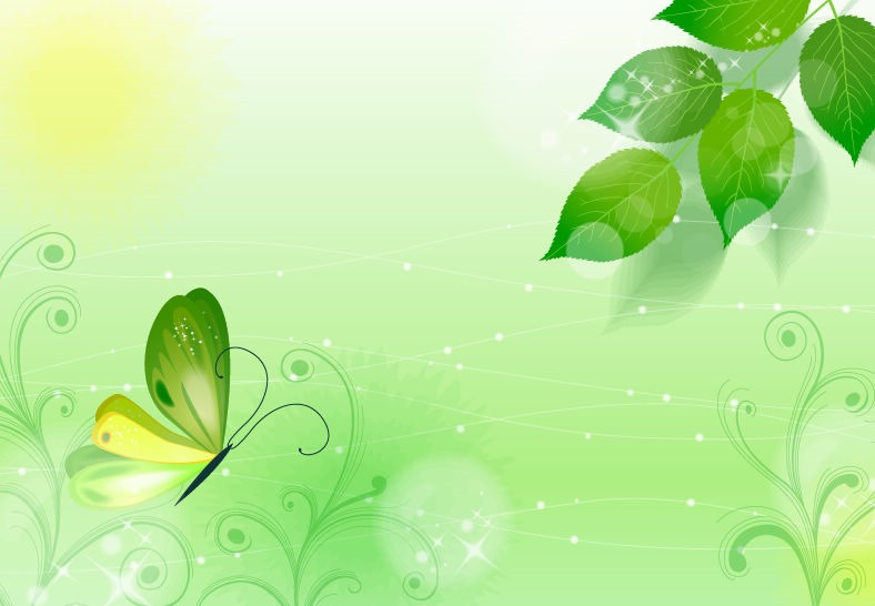 Spring Green Background Vector Illustration | Free Vector ...