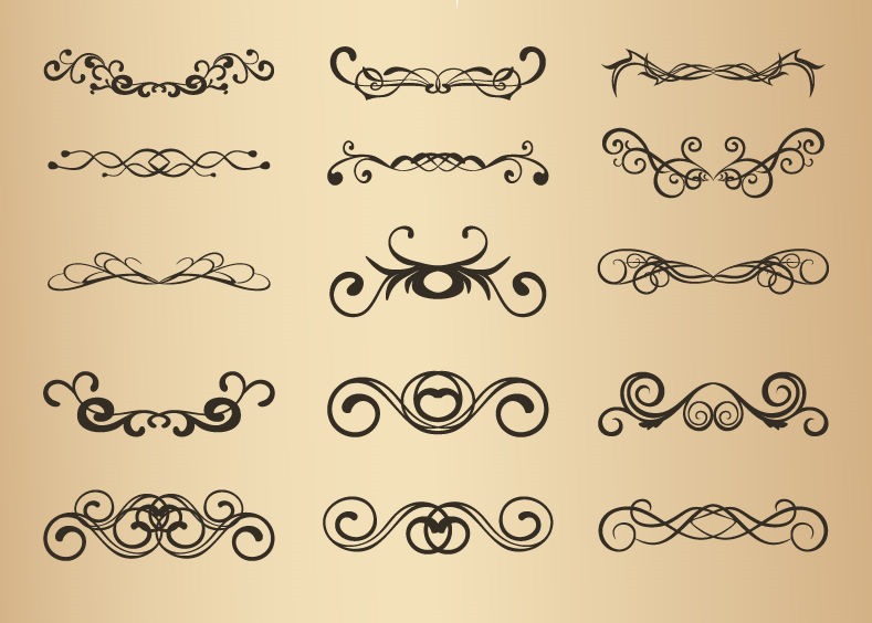 vintage elements clipart free - photo #16