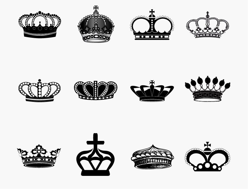 crown silhouette clip art - photo #40