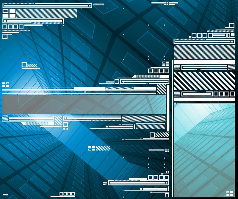 Digital Elements Design Background Vector Graphic Free Vector