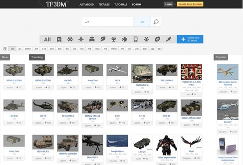 3d Models For Free Tf3dm