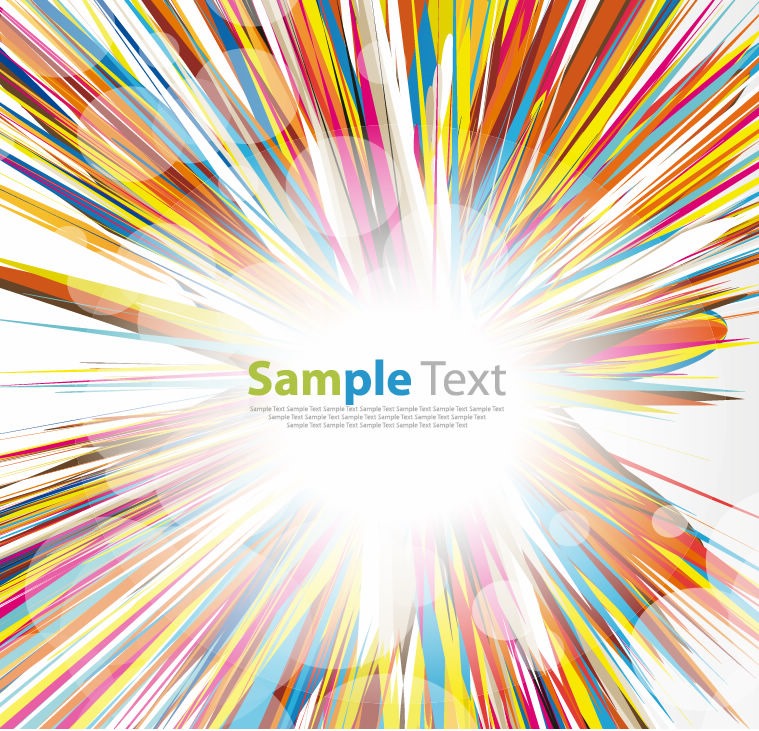 Multicolored Abstract Burst Vector Graphic | Free Vector Graphics | All