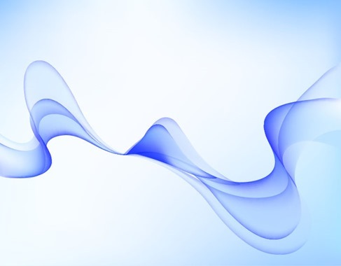 Abstract Blue Smooth Light Lines Vector Background | Free Vector