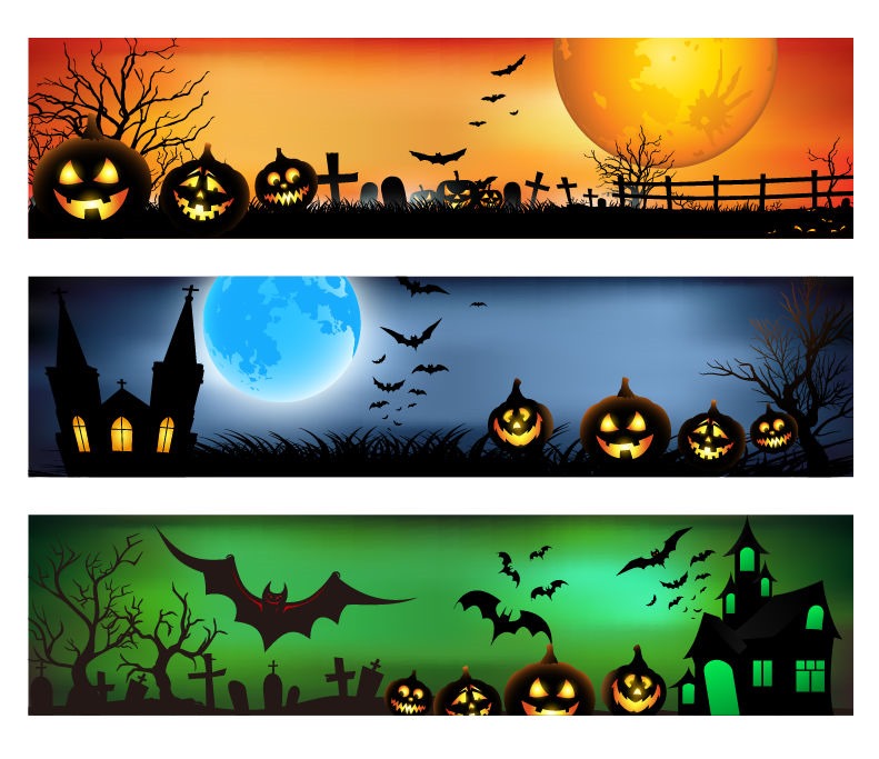 Vector Banner for Halloween Free Vector Graphics All