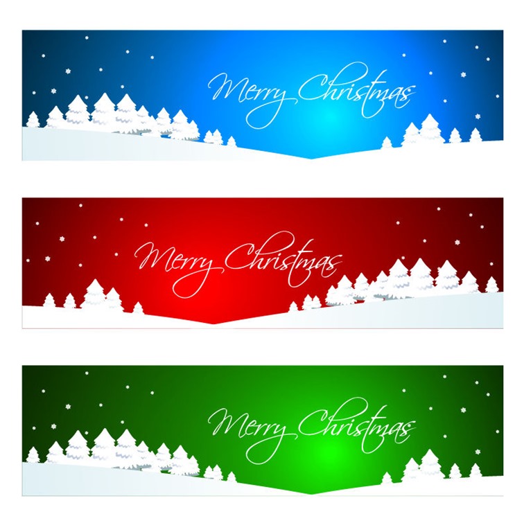Christmas Banner or Header Vector Graphic | Free Vector ...