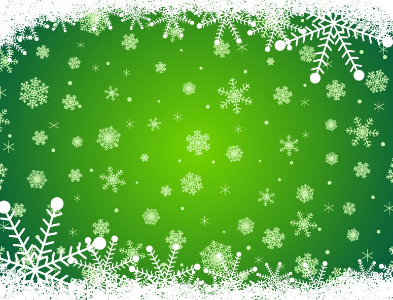 Green Christmas Background