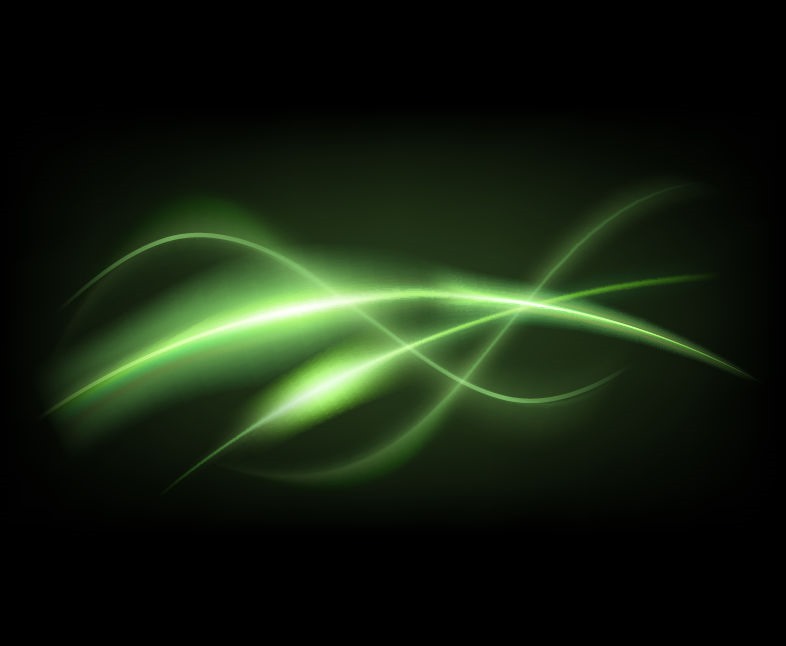 Abstract Green Dark Background Vector Illustration | Free Vector