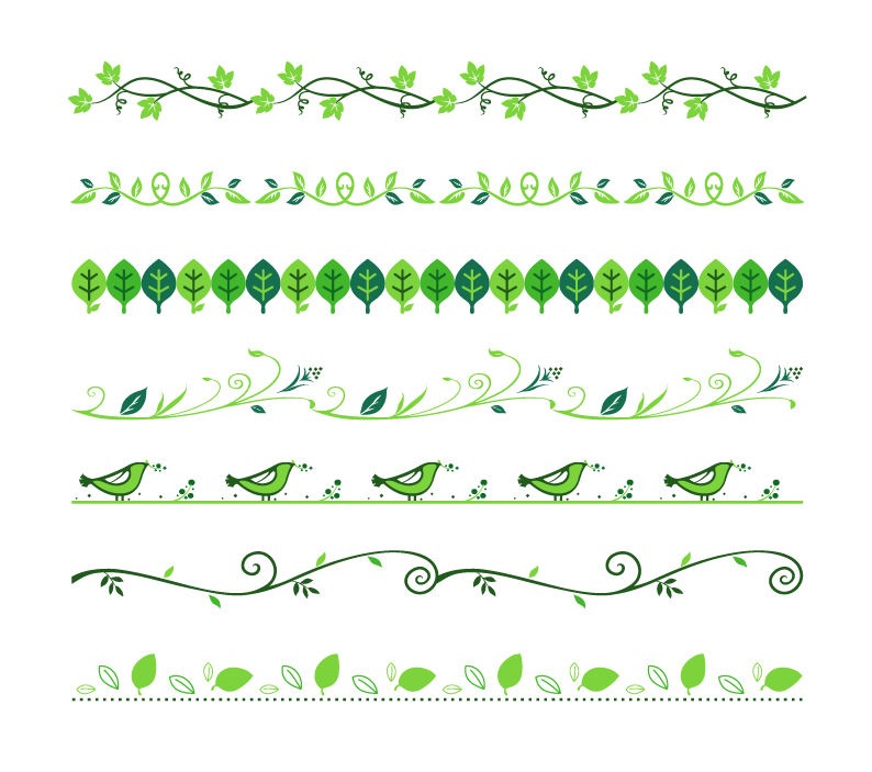 leaf divider clip art - photo #1