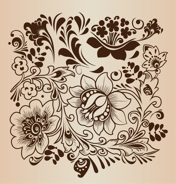 flower patterns clipart - photo #44