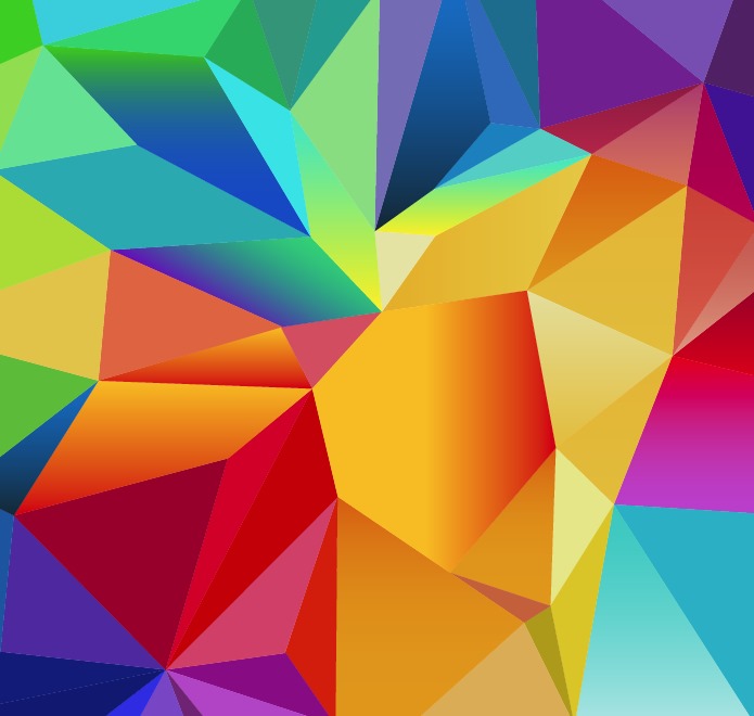Abstract Geometric Polygonal Vector Background Free