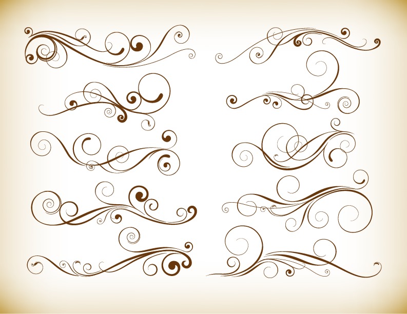 clip art flourishes vintage - photo #38