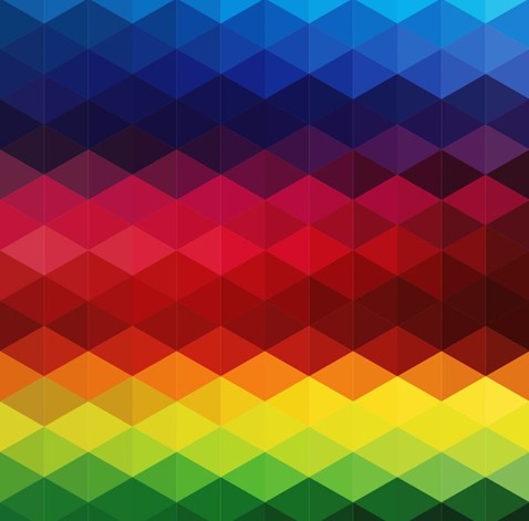 Low Poly Style Colorful Background Vector Illustration