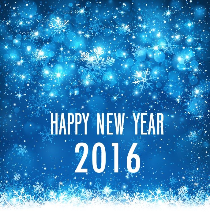 Happy New Year 2016 Vector Illustration Free Vector Graphics All