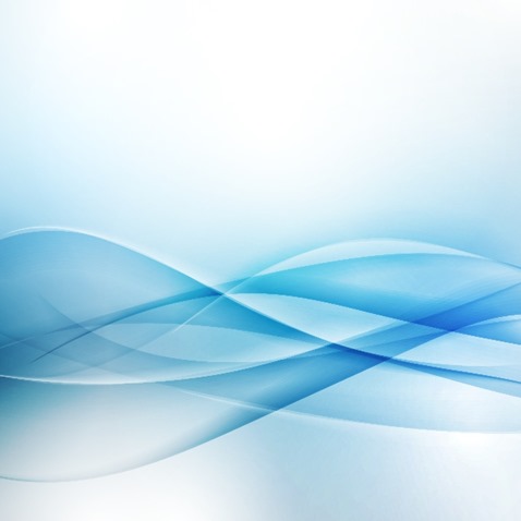 Abstract Blue Waves Vector Background