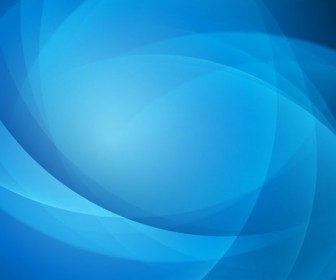 Abstract Blue Color Waves Background Template Vector