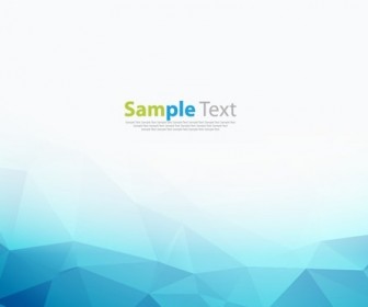 Abstract Blue Polygonal Background Vector Template