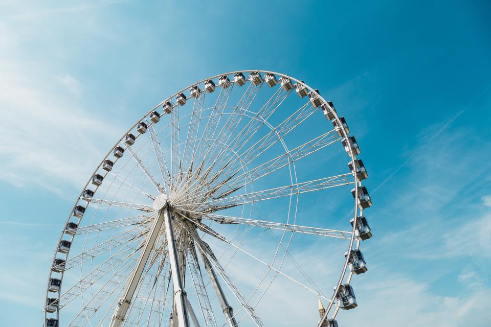 Ferris Wheel Blue