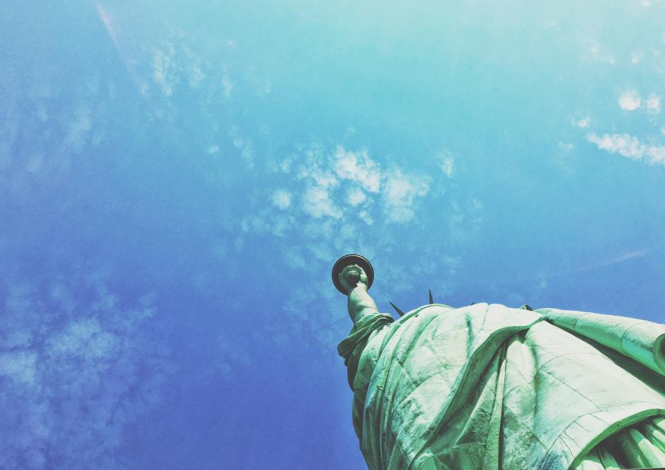 Statue Of Liberty Blue