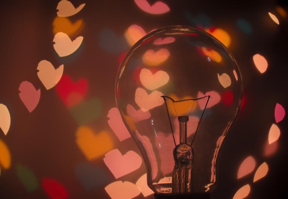 Light Bulb Hearts