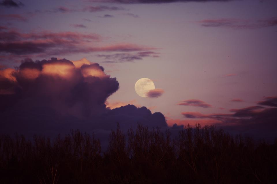 Moon Sunset