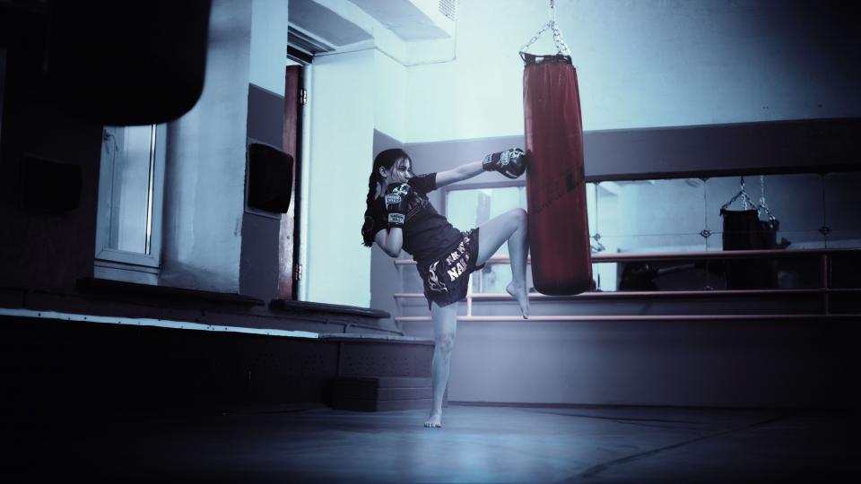 Girl Kickboxing