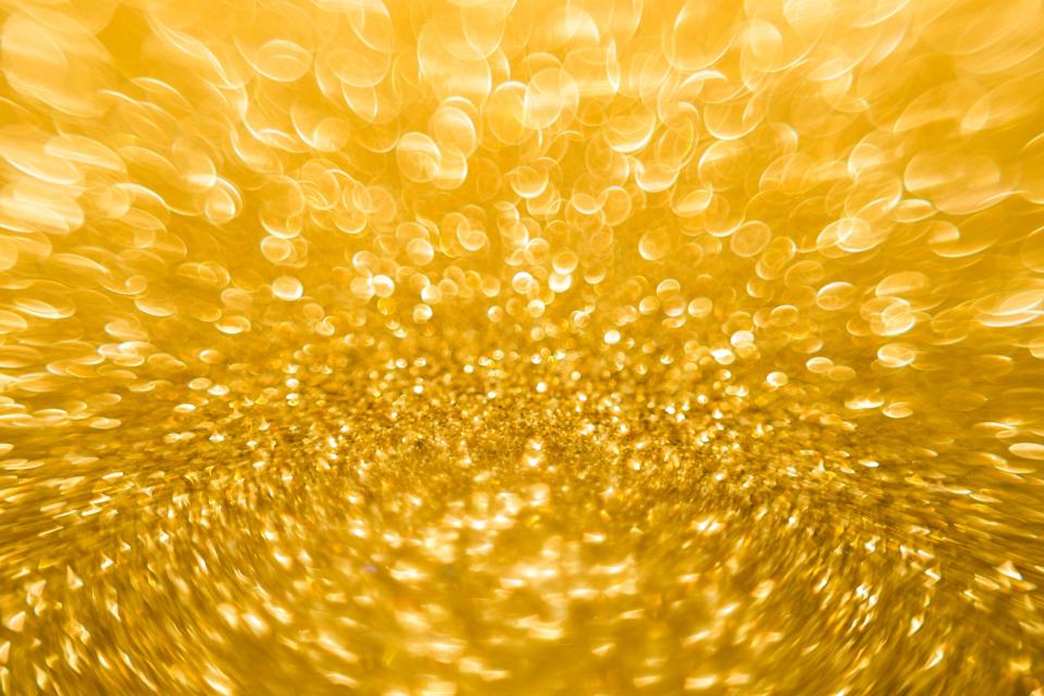 Abstract Gold Yellow