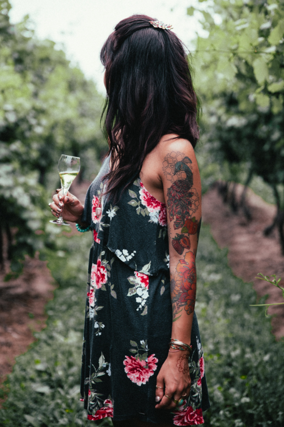 Woman Wine