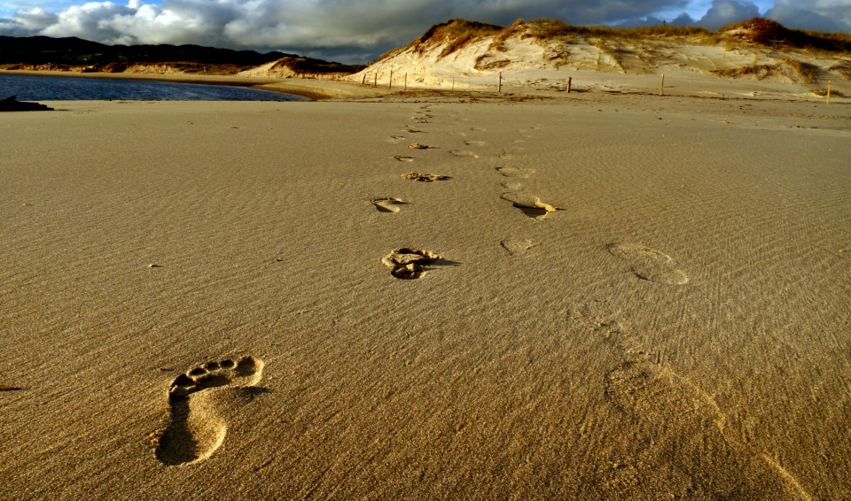 Footprints Sand