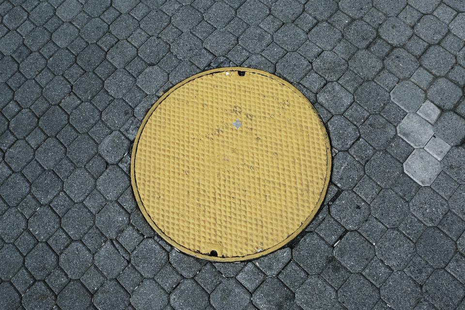 Yellow Manhole