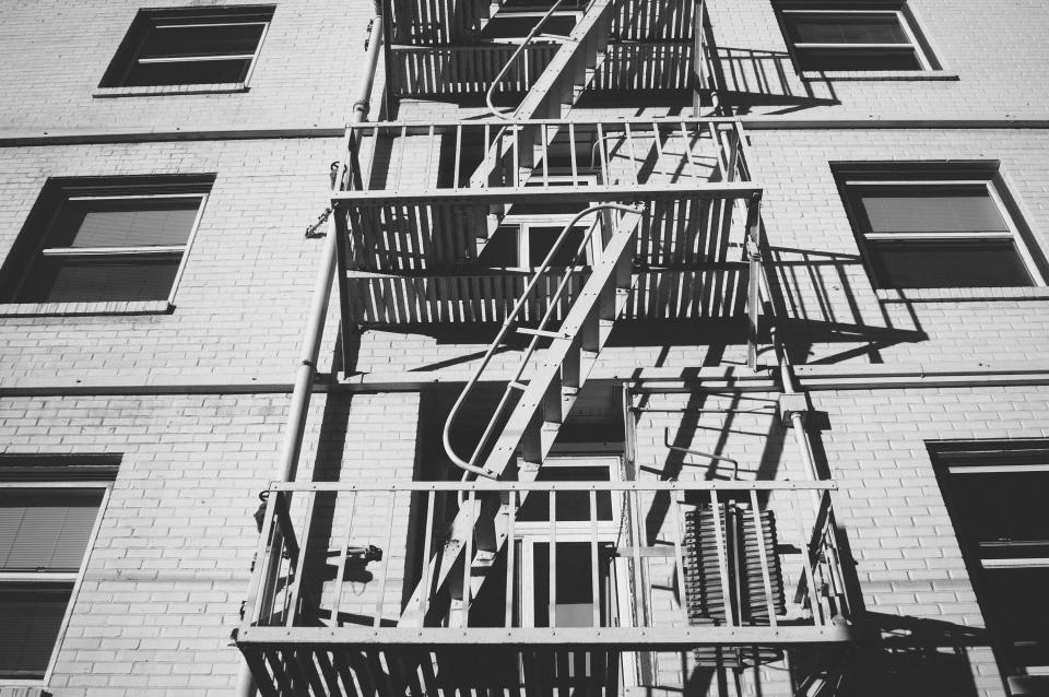 Fire Escape Emergency Stairs