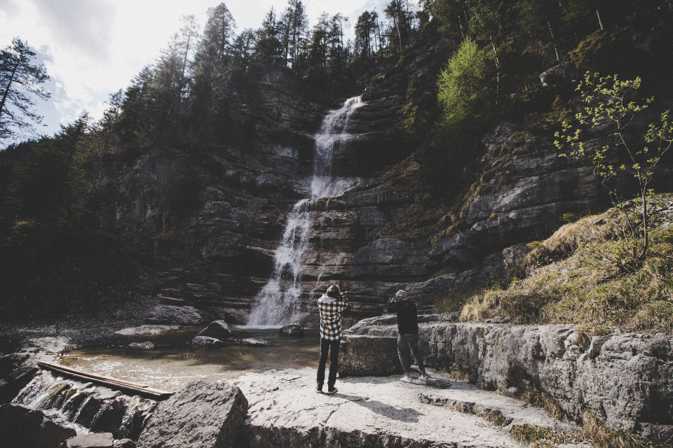 Photographing Waterfall