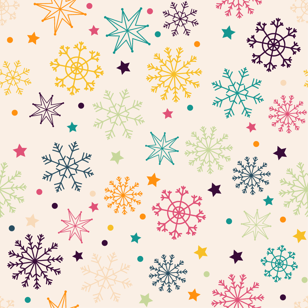 Winter Holiday Seamless Pattern