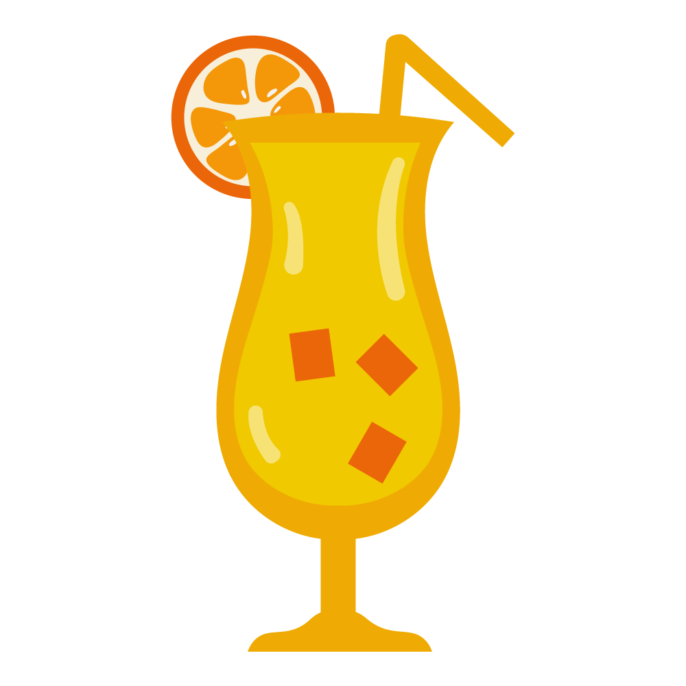 Summer Drink Vector Illustration