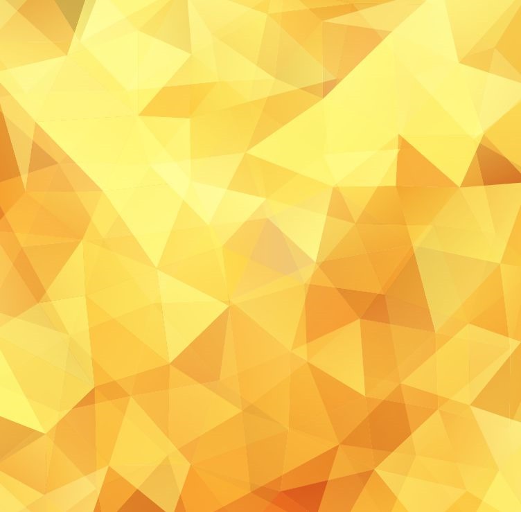 Yellow Low Poly Design Abstract Background Vector Illustration