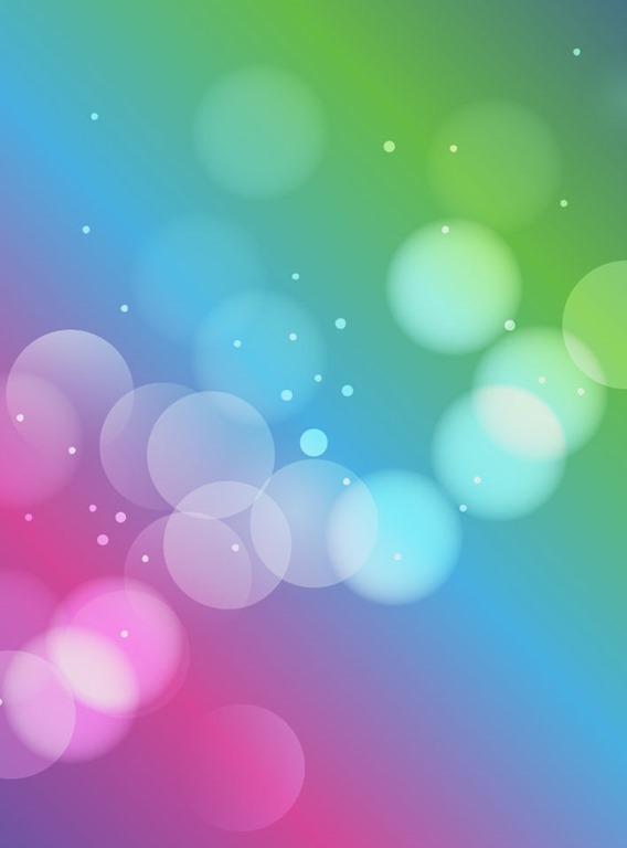 Designed Colorful Bokeh Background Vector Graphic