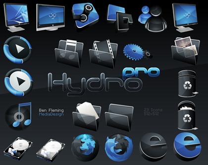 Free Icons Set - Hydro Pro icons