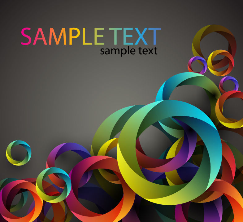 Abstract Colorful Background Vector Graphic