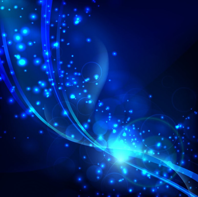 Abstract Blue Light Background Vector Graphic