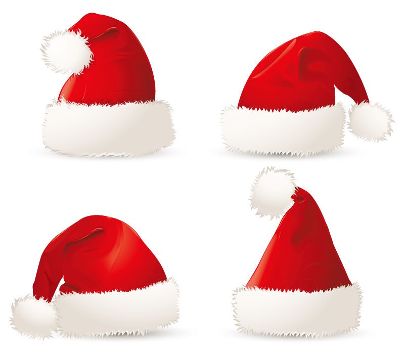 Free Red Christmas Santa Hats
