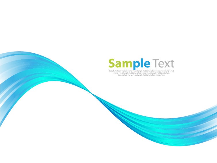 Blue Wave Abstract Art Background Vector Graphic