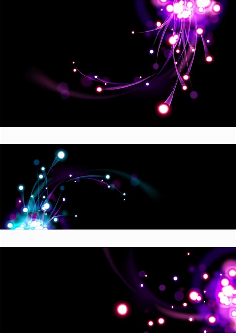 Colorful Streamer Vector Graphics