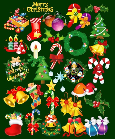 PSD Christmas Elements