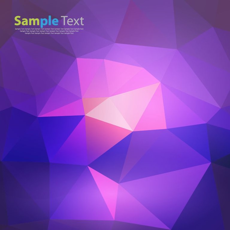 Abstract Colorful Triangular Low Poly Style Vector Background