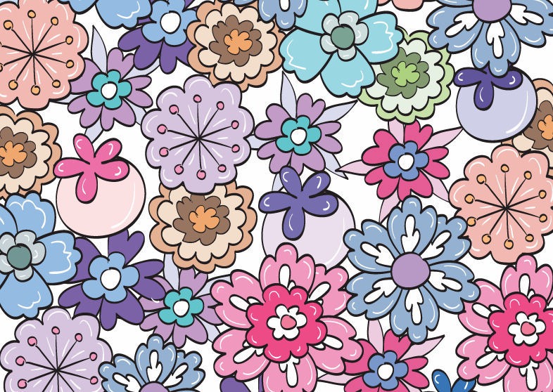 Floral Pattern Vector Graphic