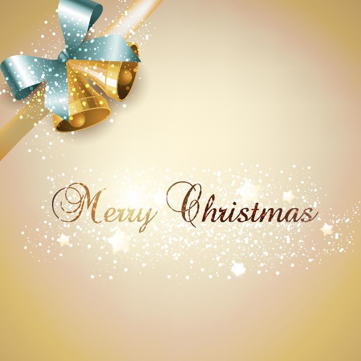 Jingle Bells Christmas Card Vector Illustration