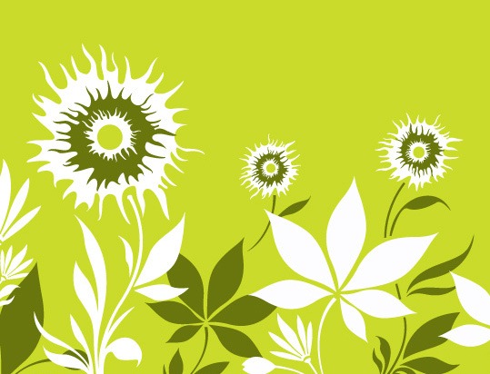 Sunflower with Flowers Vector