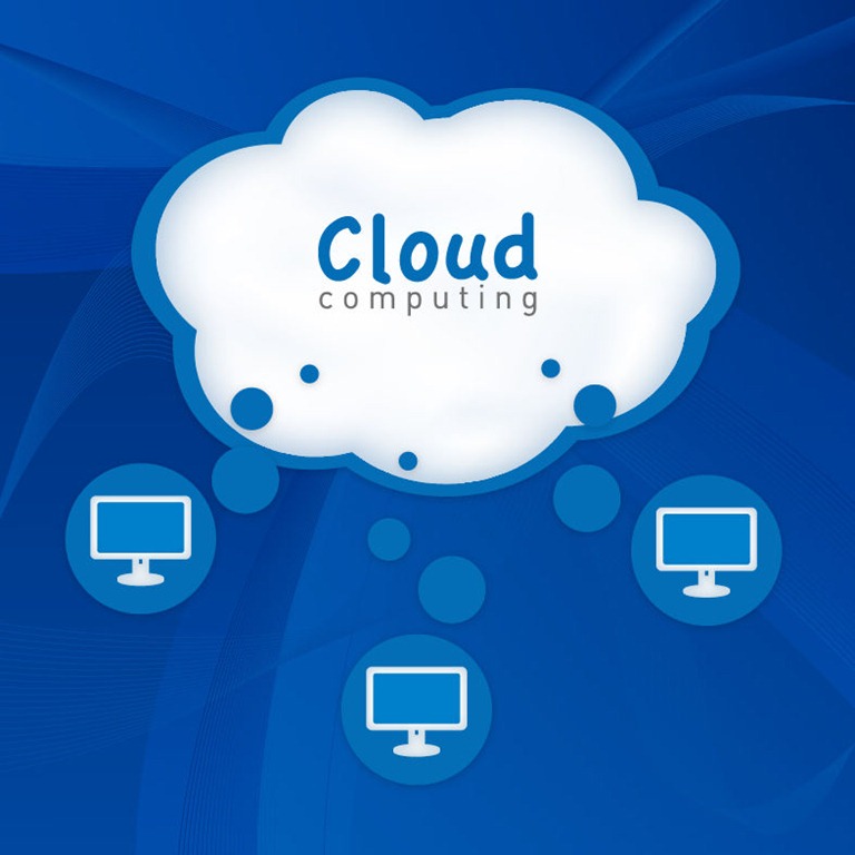 Cloud Computing Vector Illustration