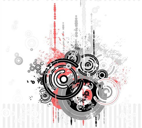 Trend Circle Vector Graphic