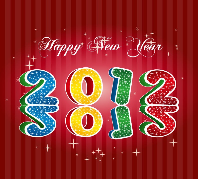 Happy New Year 2012 Design